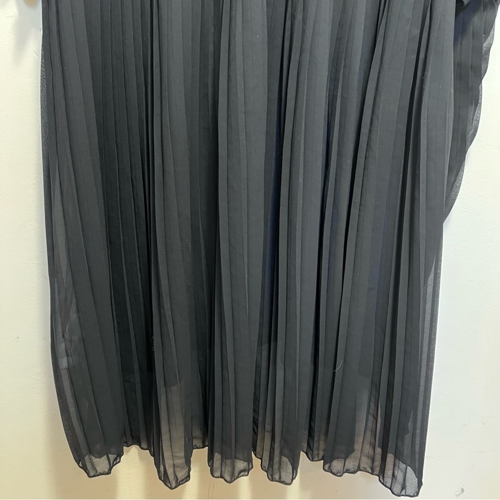 PENNINGTON’S Black Oversized Pleated Tunic Top Size X - Picture 7 of 9